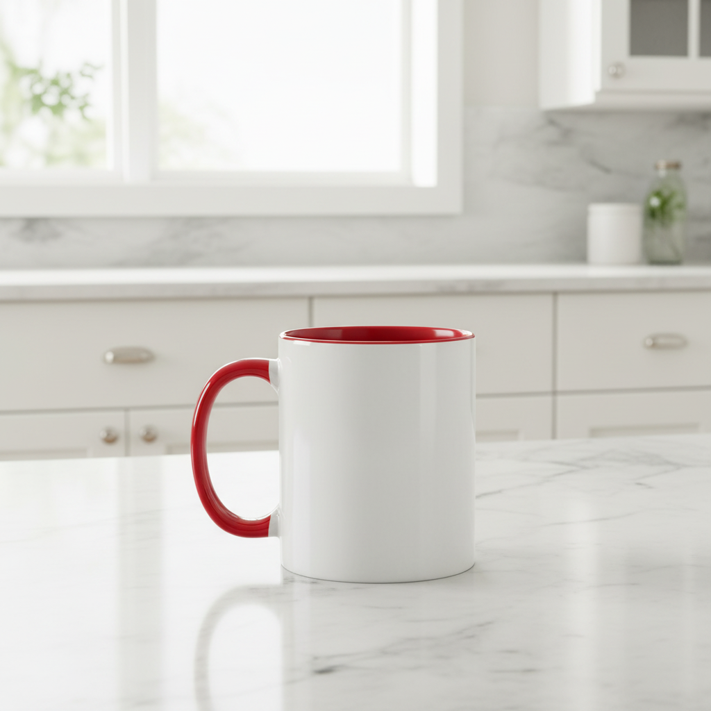11oz Red Mug Kitchen