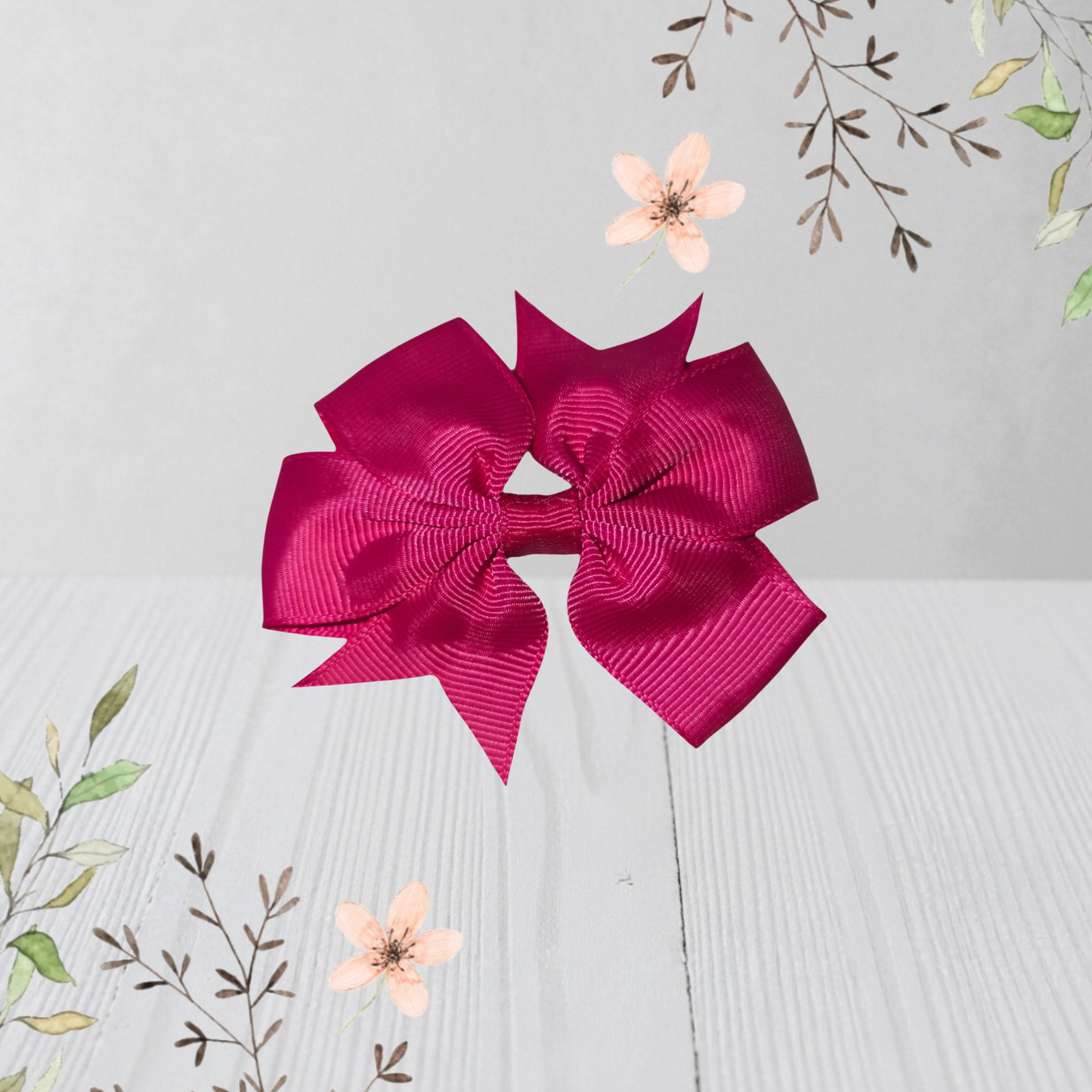 Small hair bows pinks