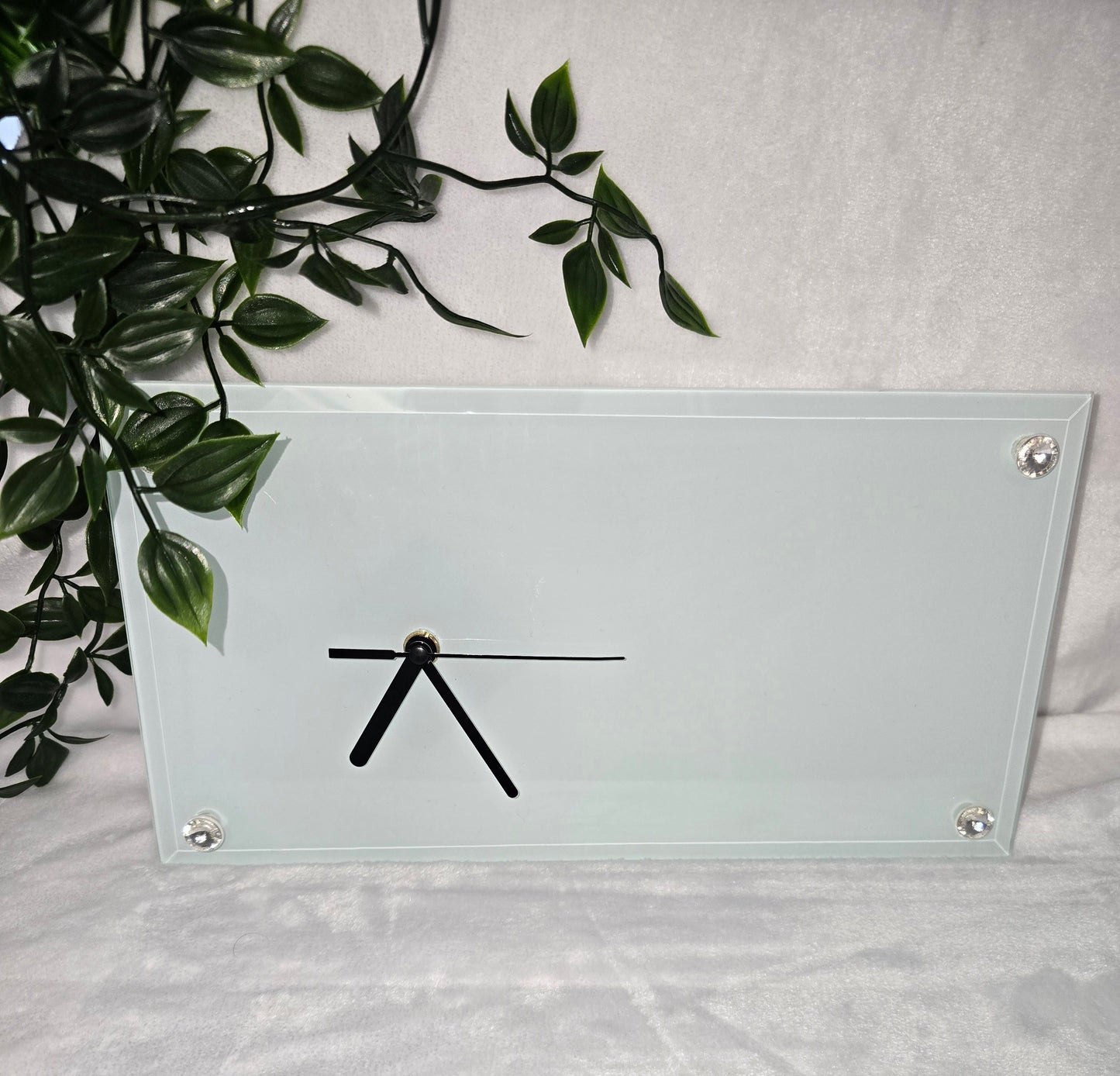 Glass Desk Clock