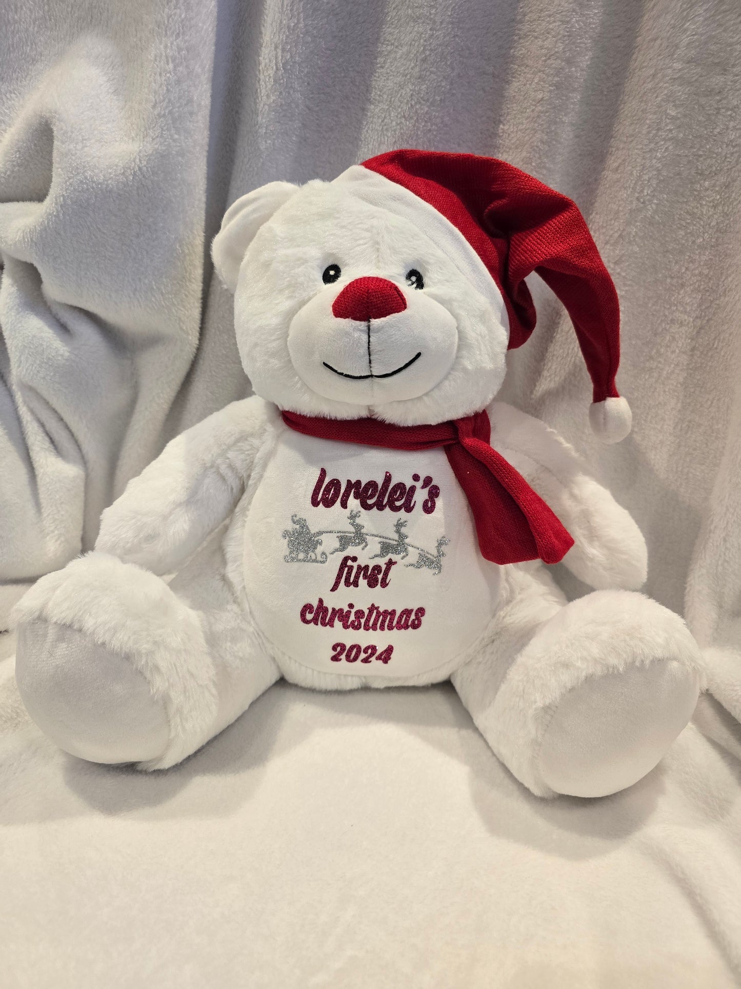 Personalised Christmas Bear
