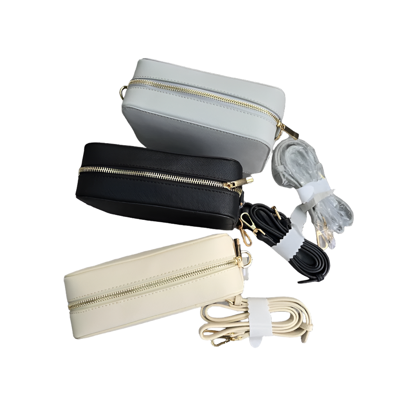 Faux Leather Accessory Bag