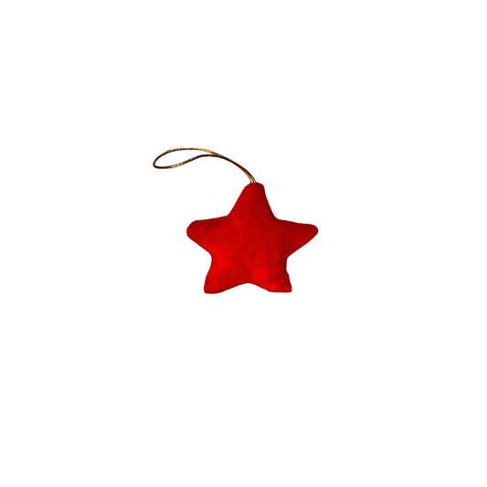 velvet hanging star