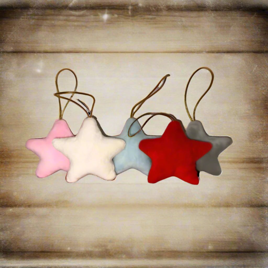 velvet hanging star