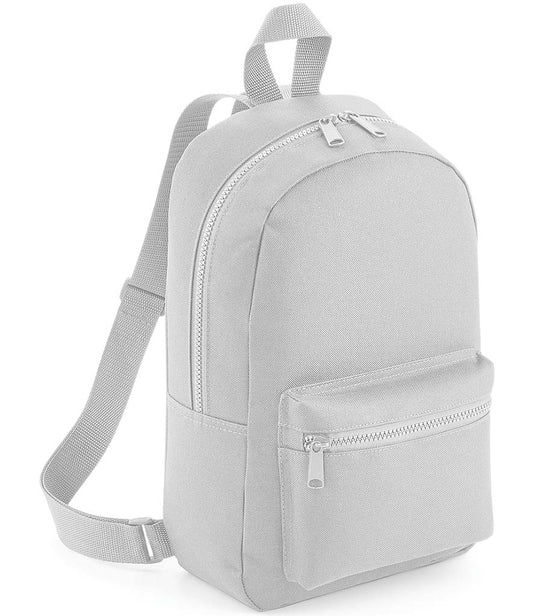 Mini Essential Bagbase Backpack-Light Grey