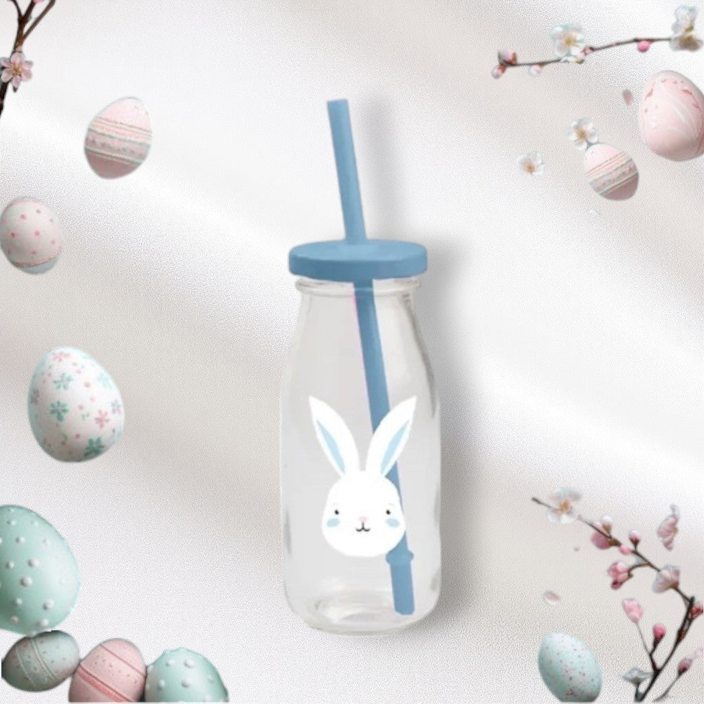 Easter Milk Bottle & Straw