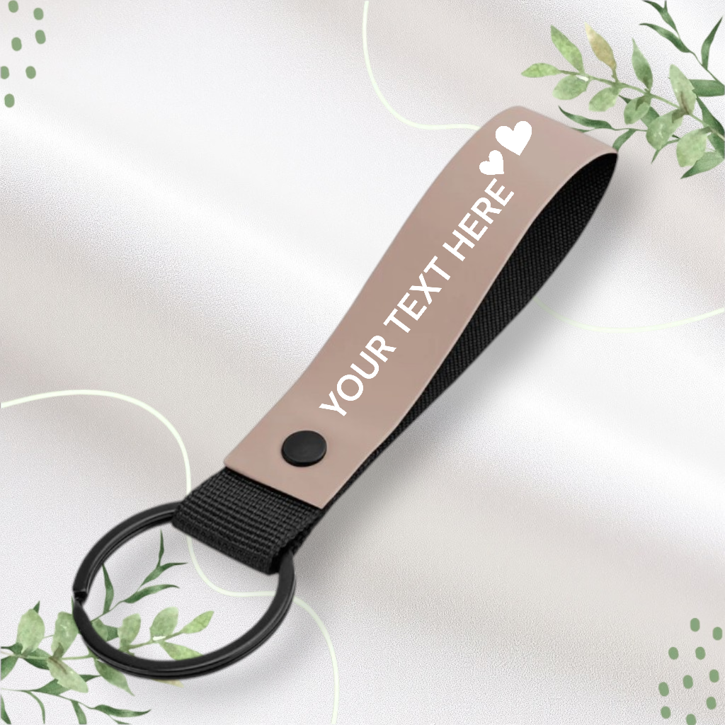 Boutique Matte PU Key Ring
