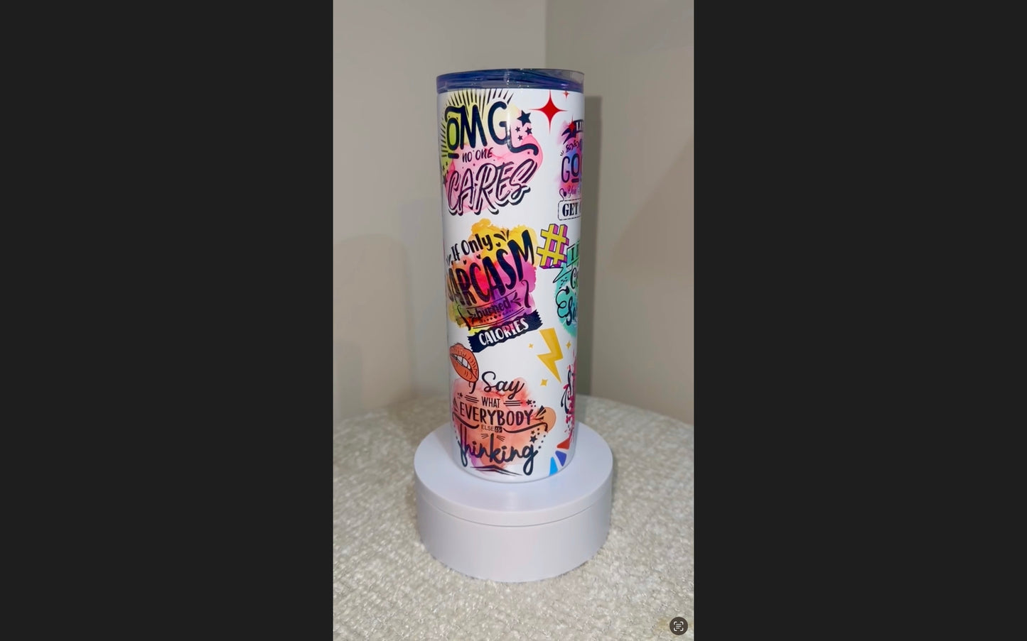 Ready made tumbler cup