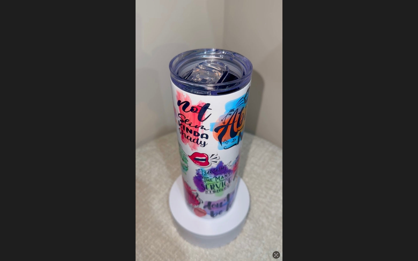 Ready made tumbler cup