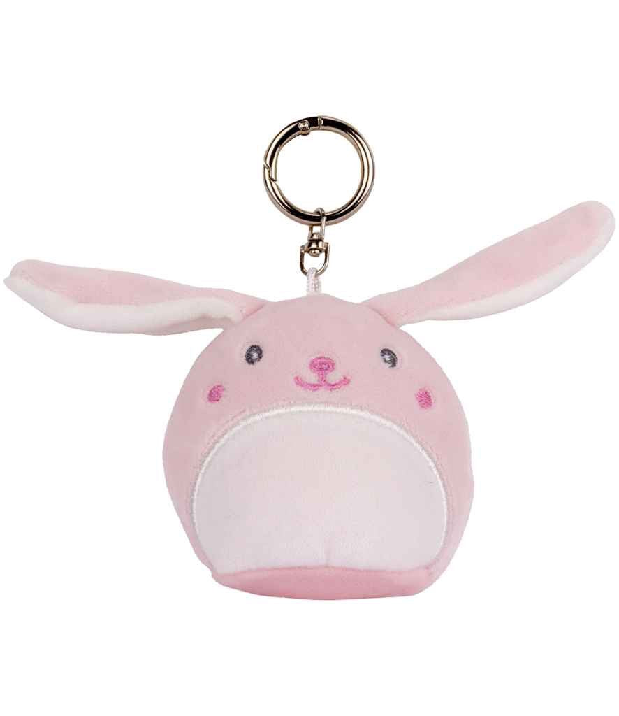 Mumbles Character Keyring bunny and black fleece bag