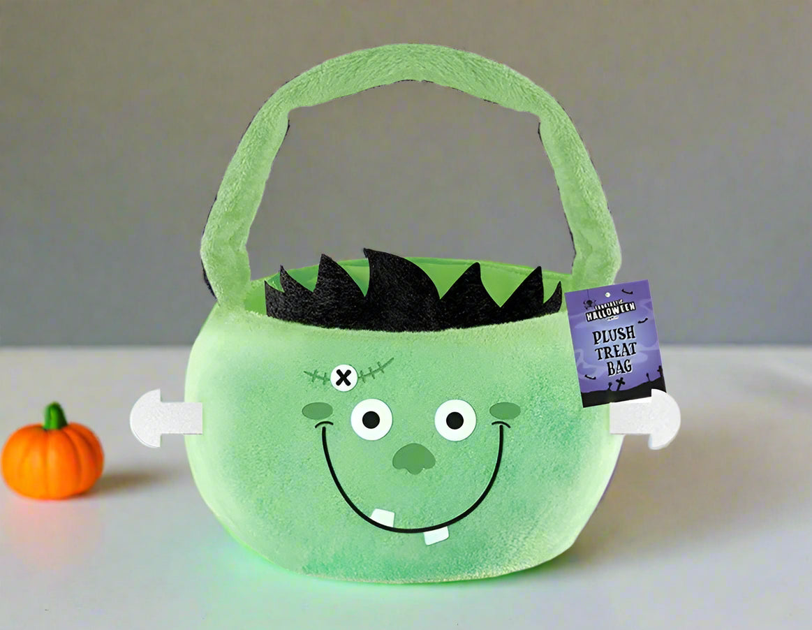 Plush Treat Bucket ( Green )