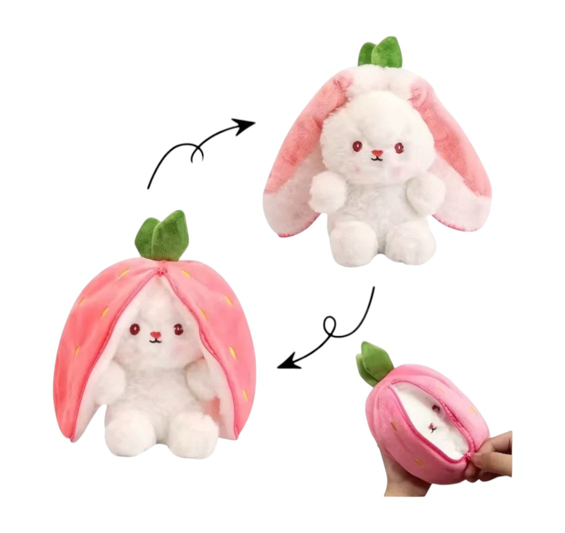 Reversible strawberry/rabbit