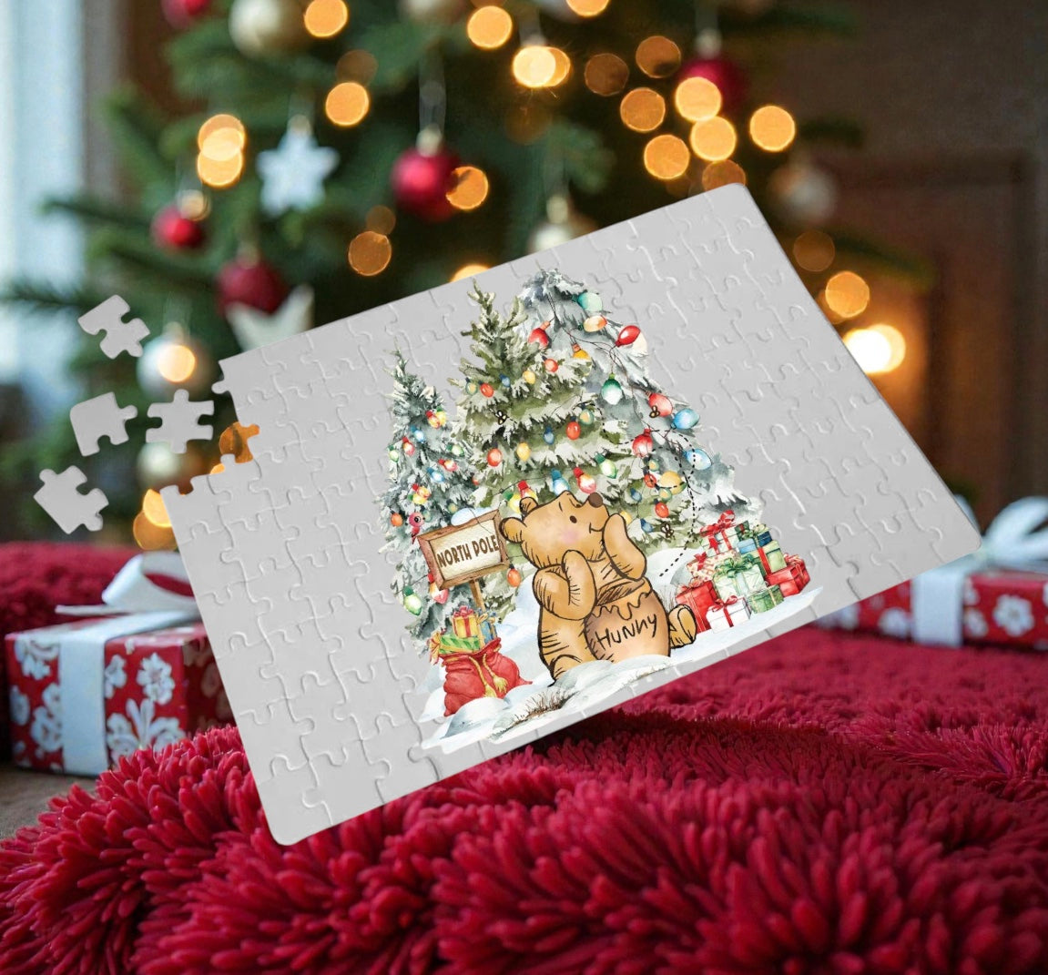 Winnie The Pooh A4 Jigsaw Puzzle (GLITTER finish) (2)