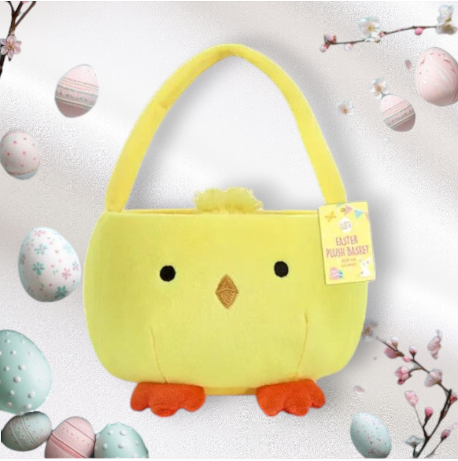 Easter Plush Basket chicken