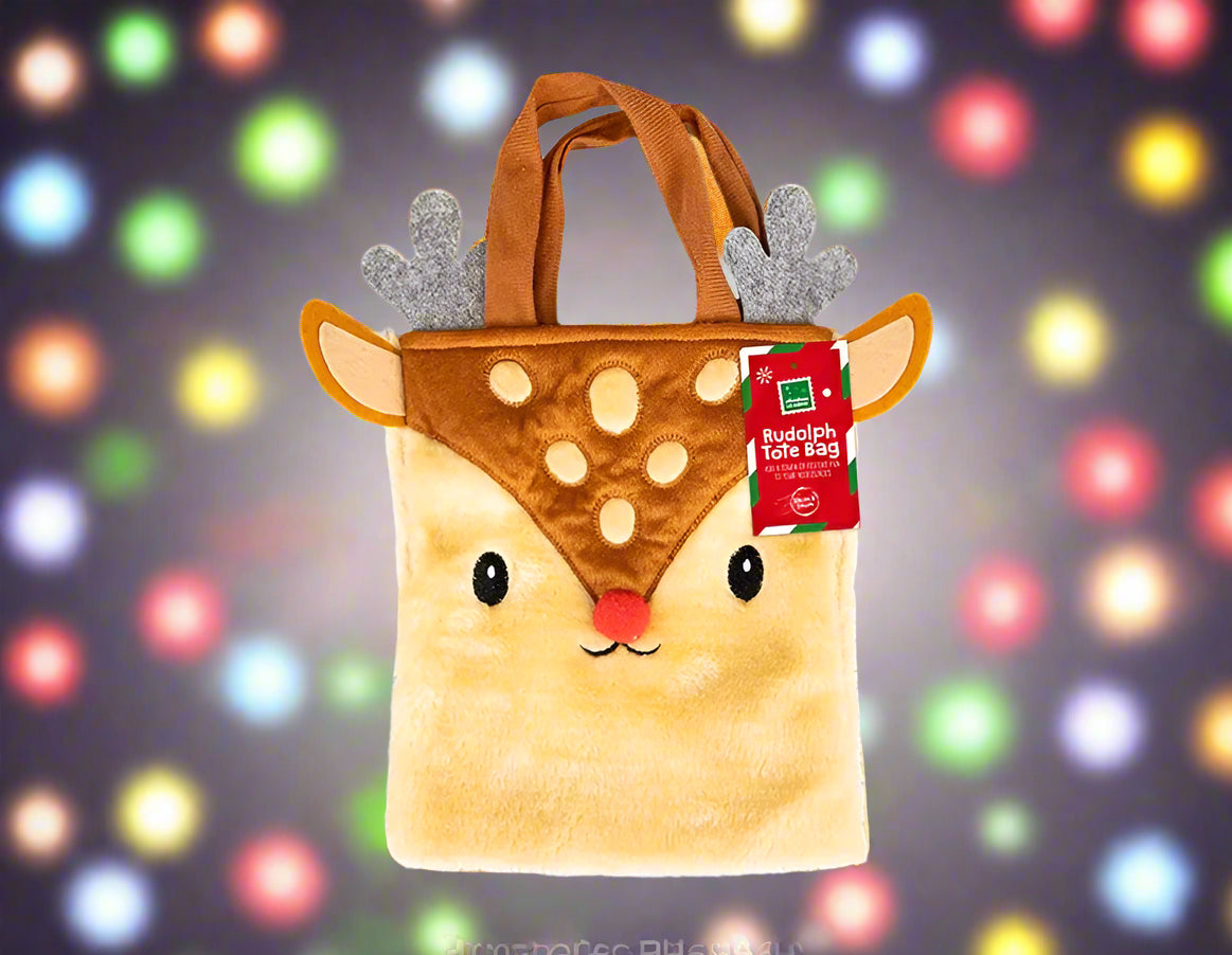 Rudolph Fluffy Tote Bag