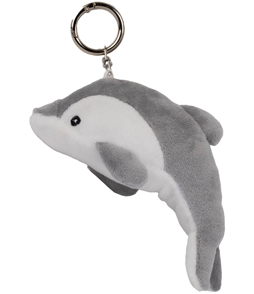 Mumbles dolphin Keyring and natural fleece bag
