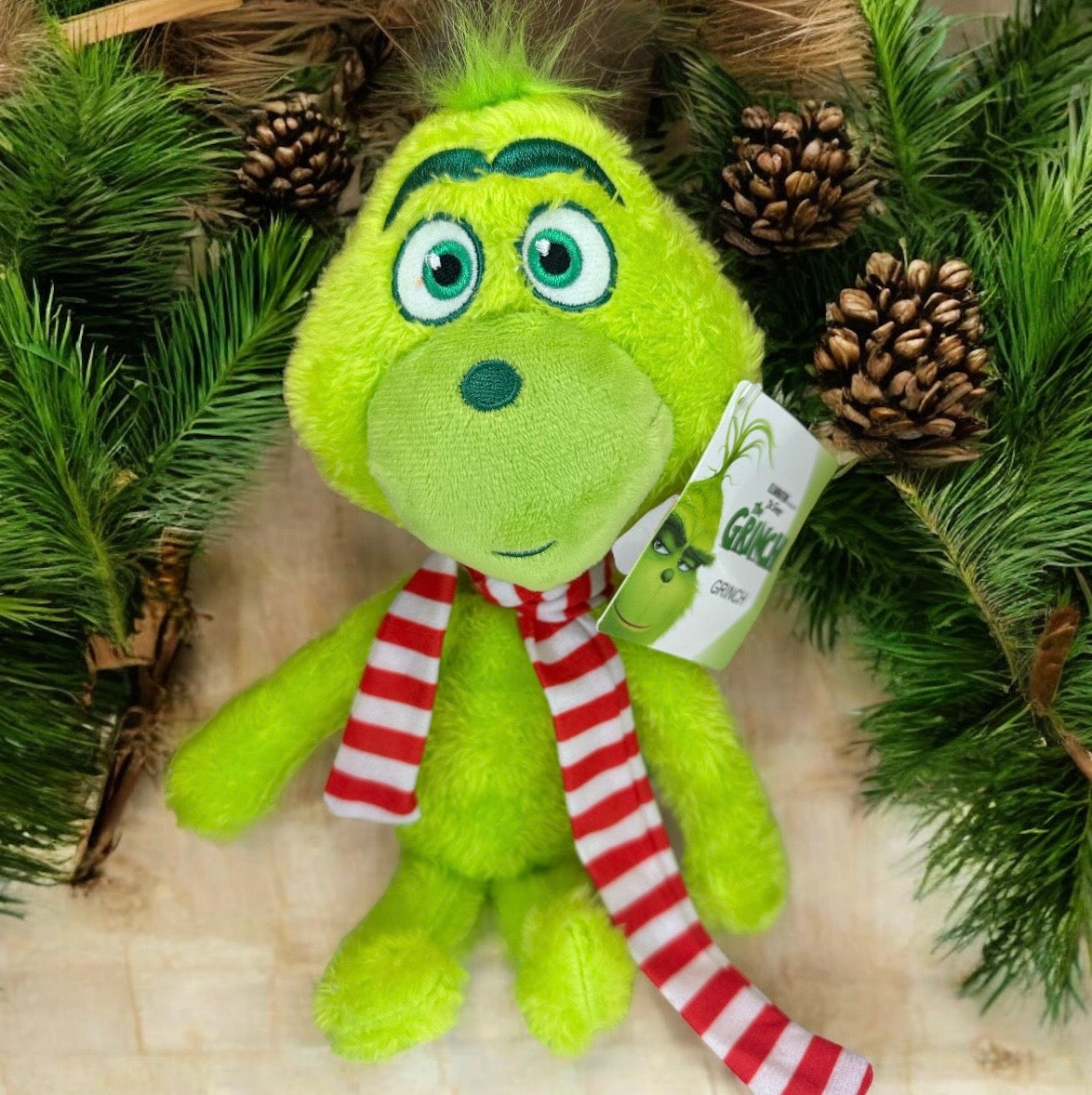 The Grinch Plush with scarf