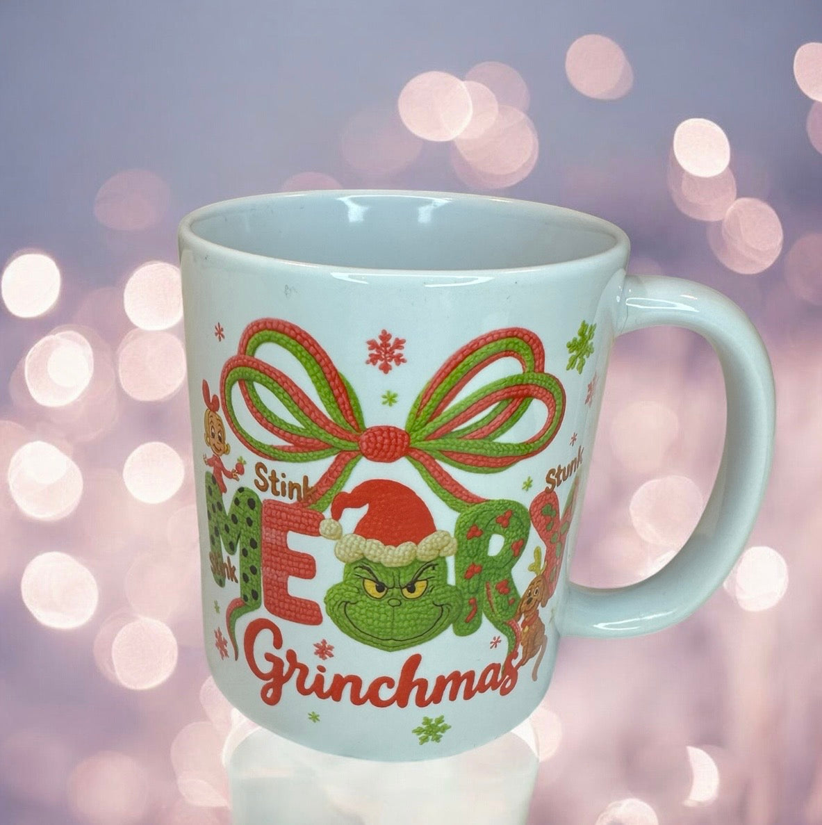 Mug with the Grinch BOW