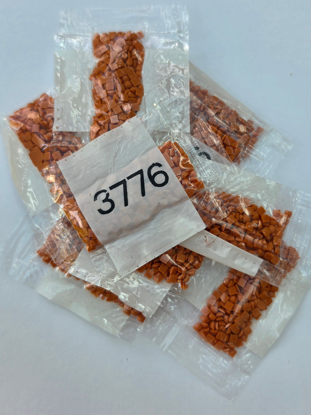 Diamond Painting Square Drills – DMC 3776 Light Mahogany – 10 Packs