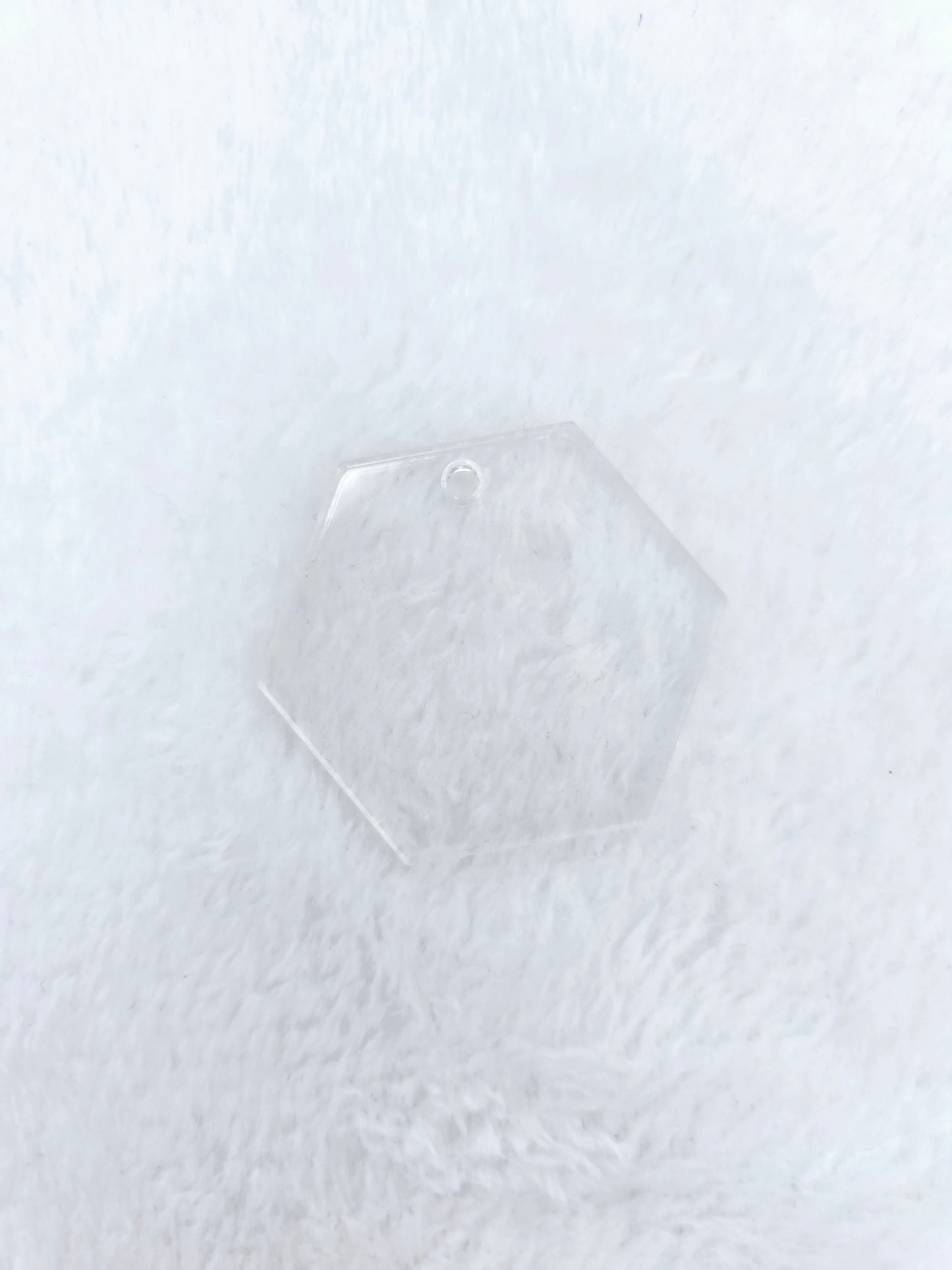 Acrylic clear Hexagon Shape