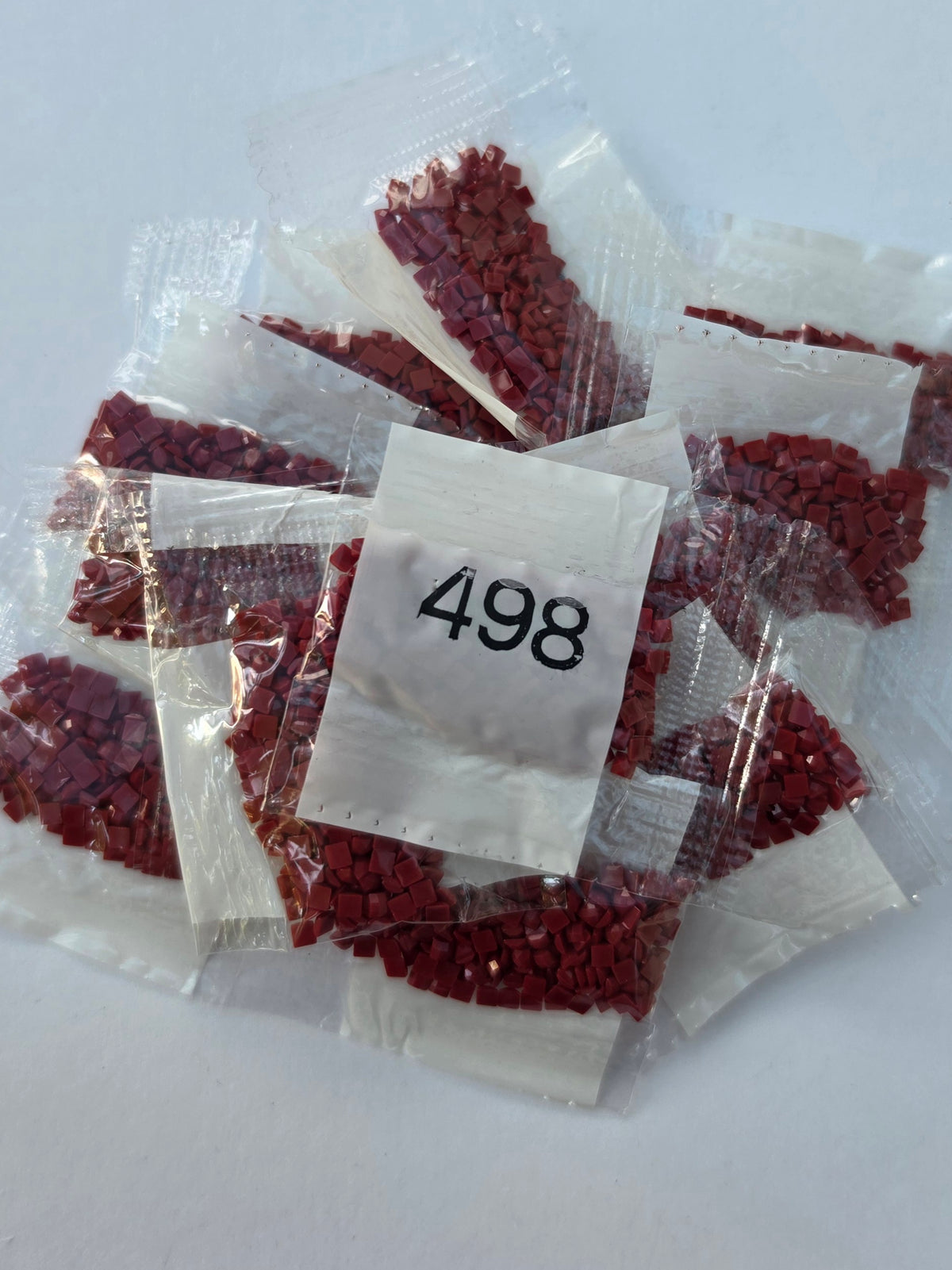 DMC 498 – Square Diamond Painting Drills – 15 Packets