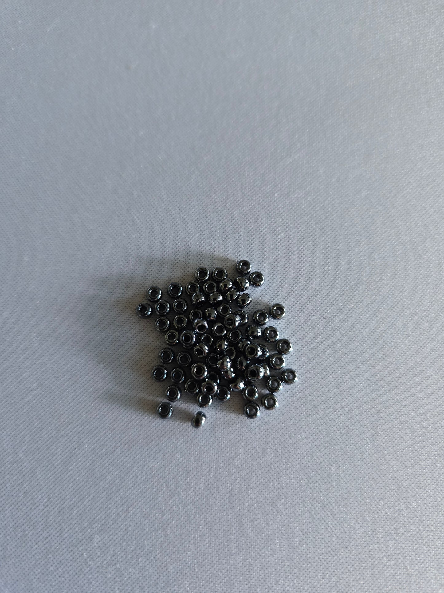 Gunmetal Grey Seed Beads