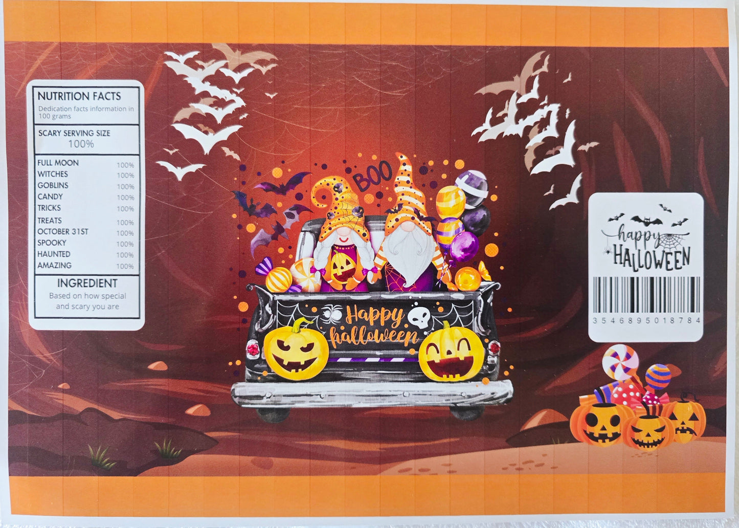 Halloween packet car