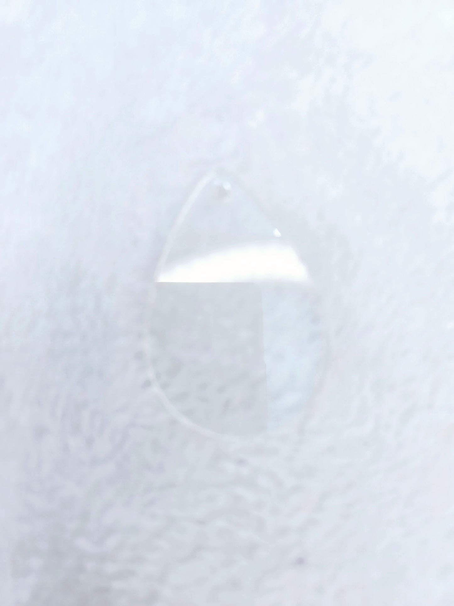 Acrylic clear tear drop