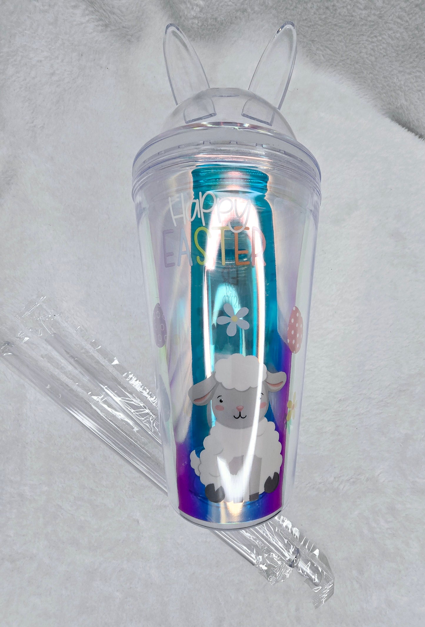 Easter Holographic Tumbler
