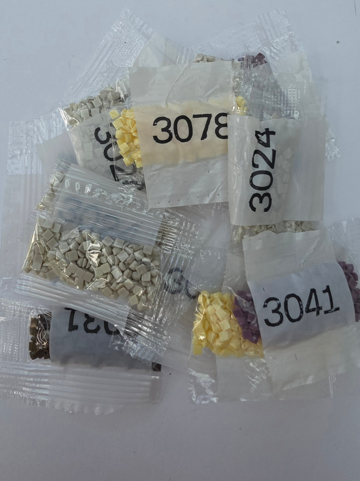 Diamond Painting Square Drills – Mixed DMC Colours – Clearance Lot