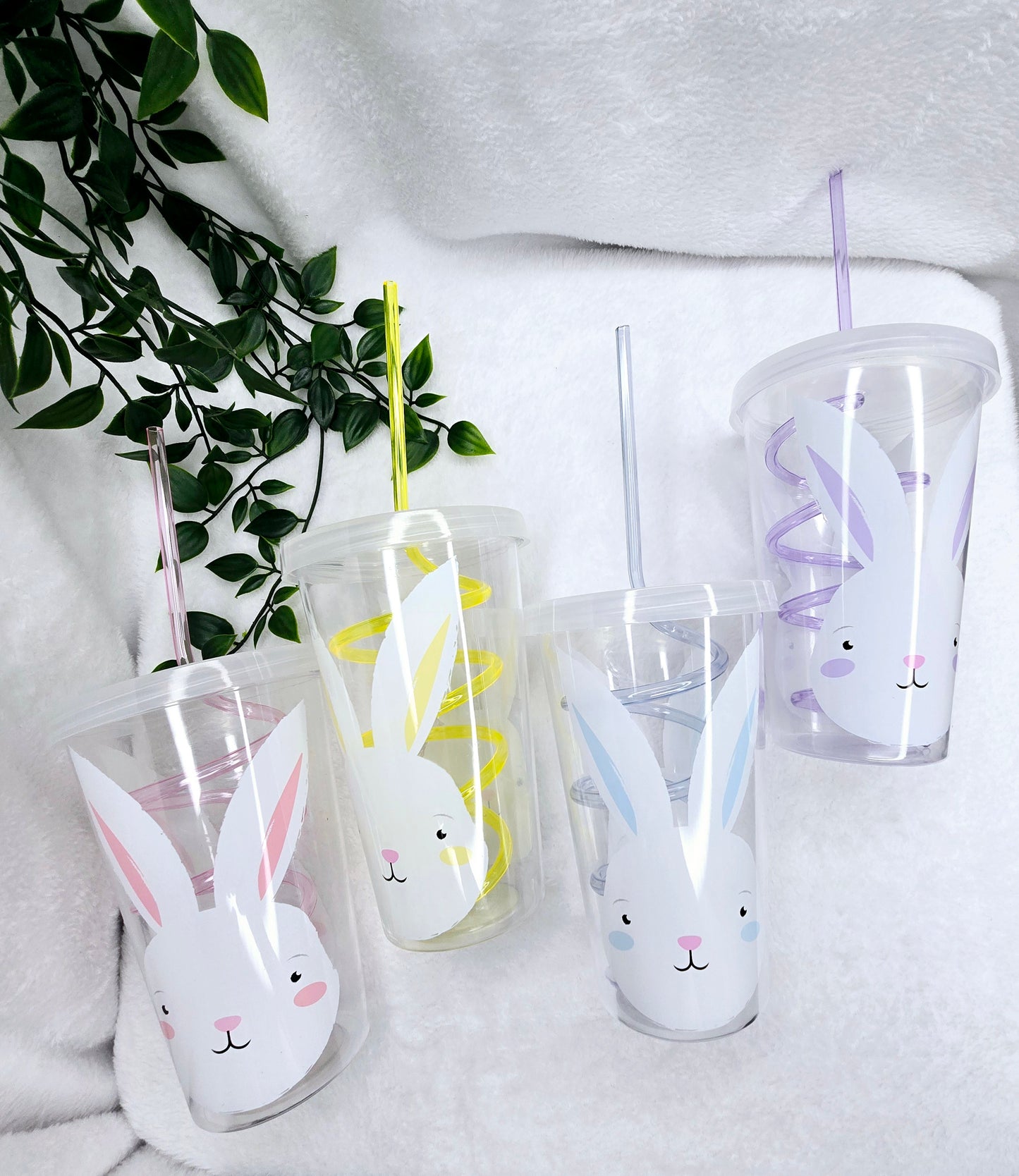 Easter Cup & Swirly Straw