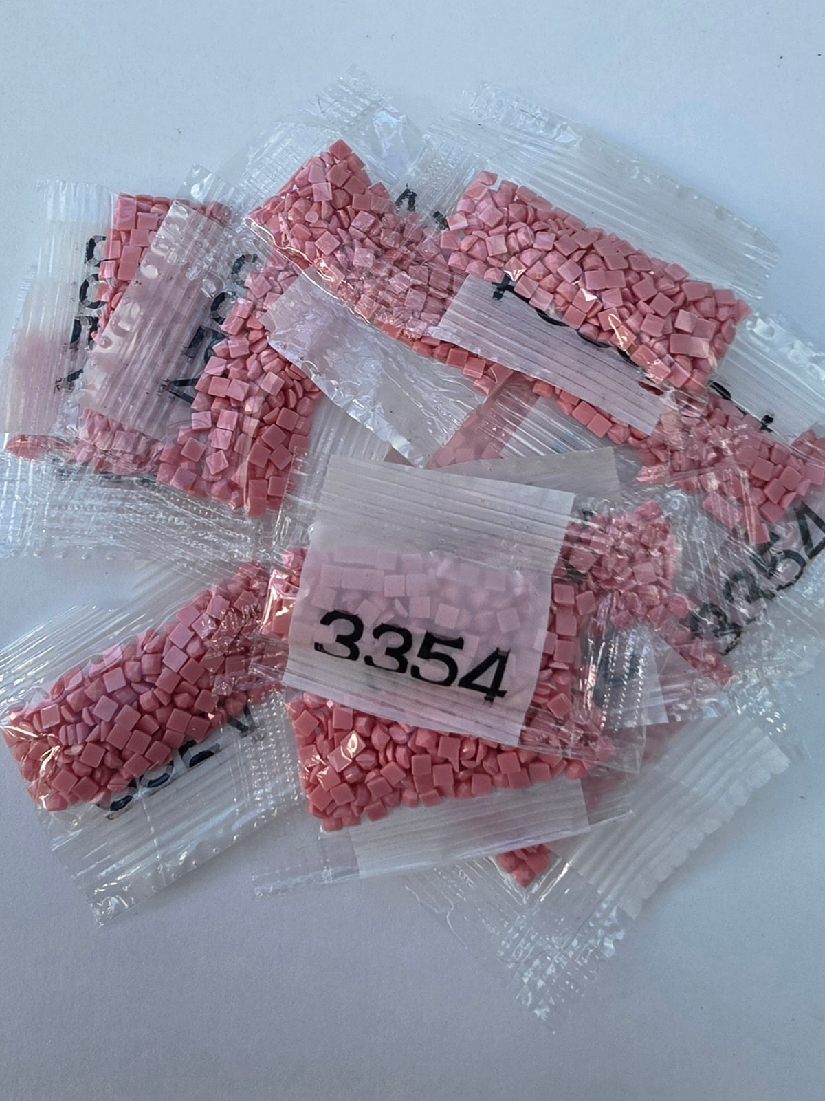 Diamond Painting Square Drills – DMC 3354 Light Dusty Rose – 12 Packets