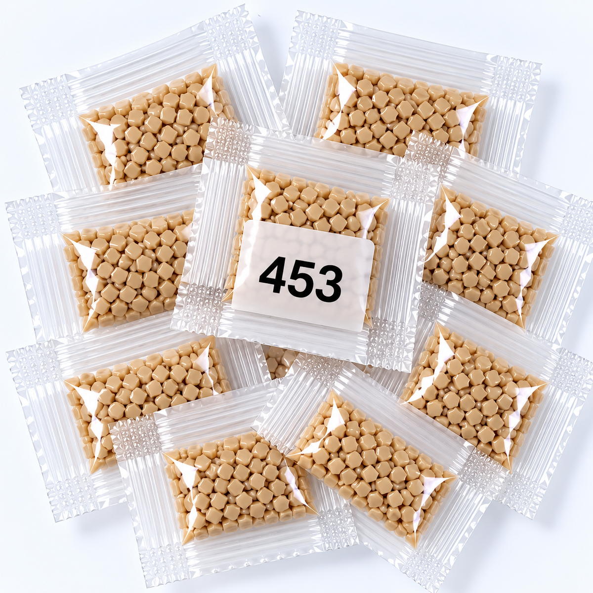 DMC 453 Pale Beige Square Diamond Painting Drills – 10 Bags