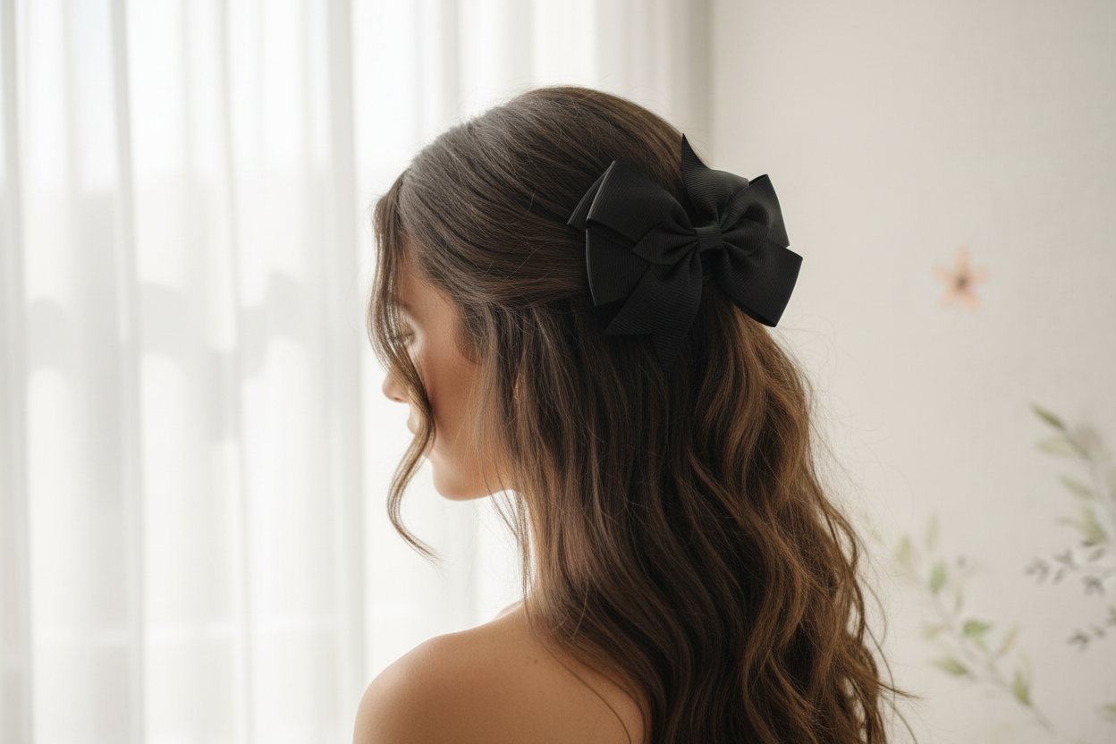 Small Hair Bows Darker – 10