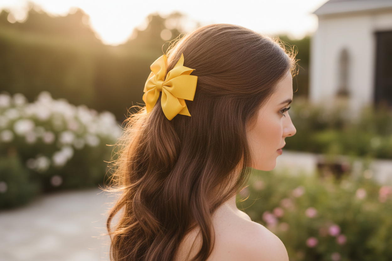 Small Hair Bows Light – 6
