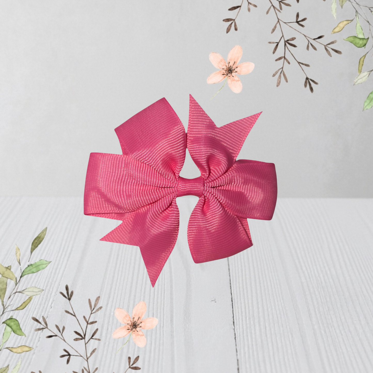 Small hair bows pinks