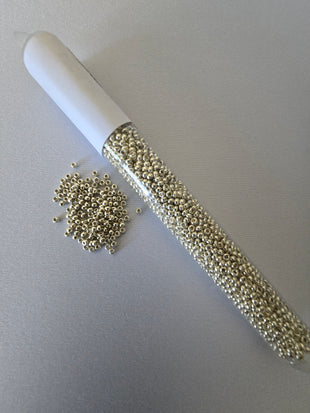 Silver Colour Seed Beads