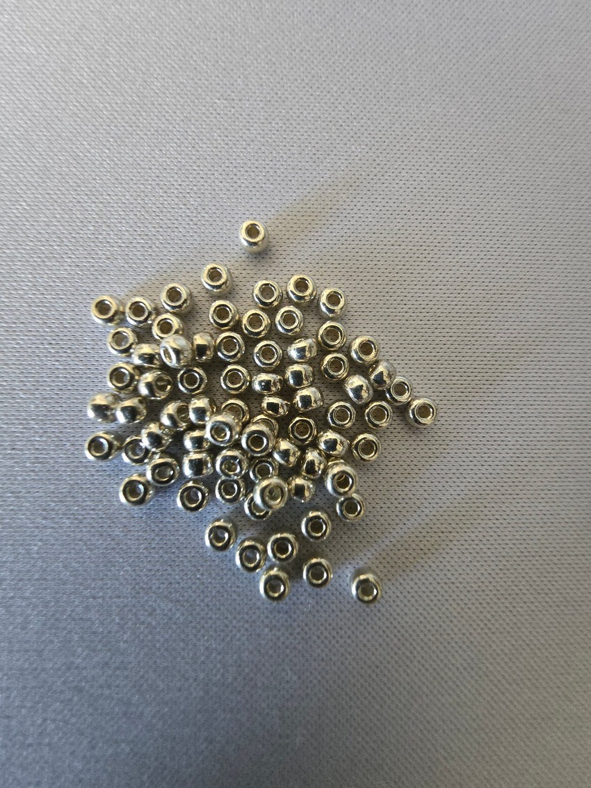 Silver Colour Seed Beads