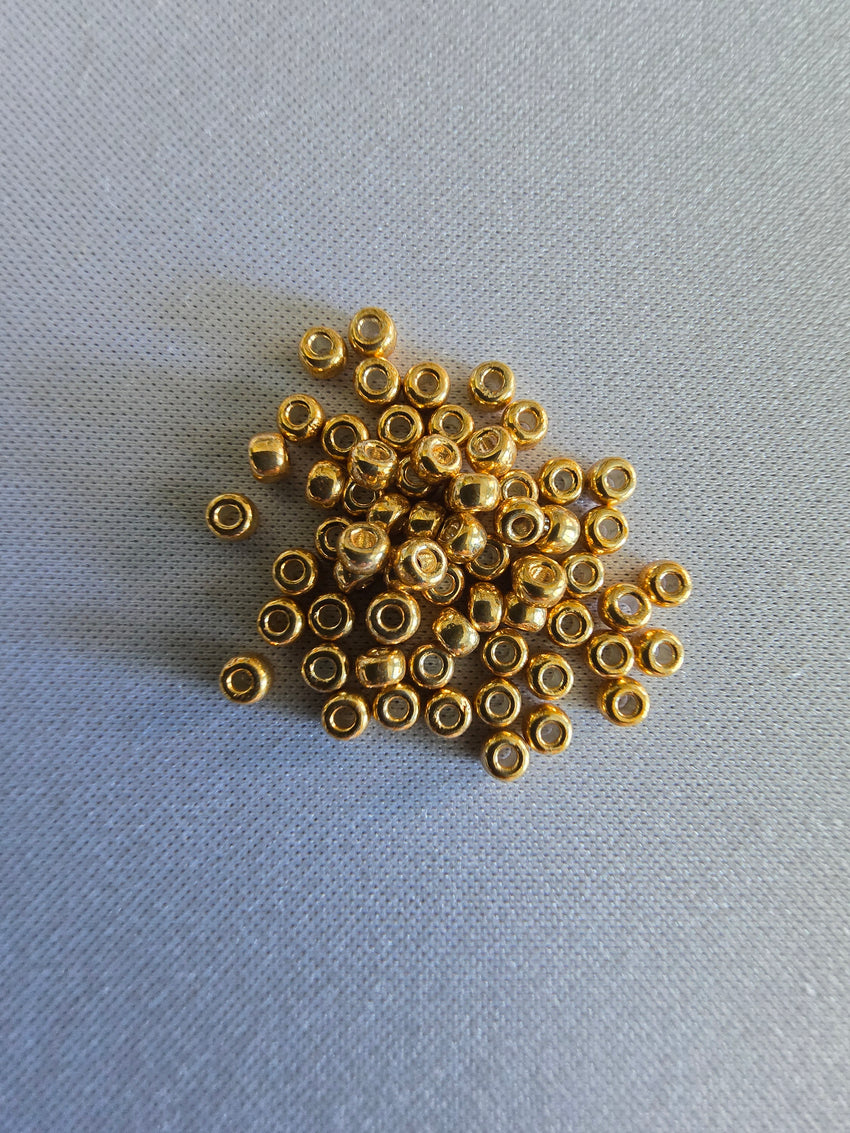 Gold Colour Seed Beads