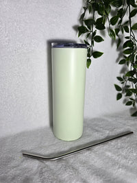 Stainless steel tumbler light green