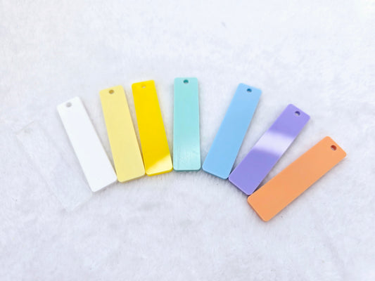 Acrylic Oblong coloured