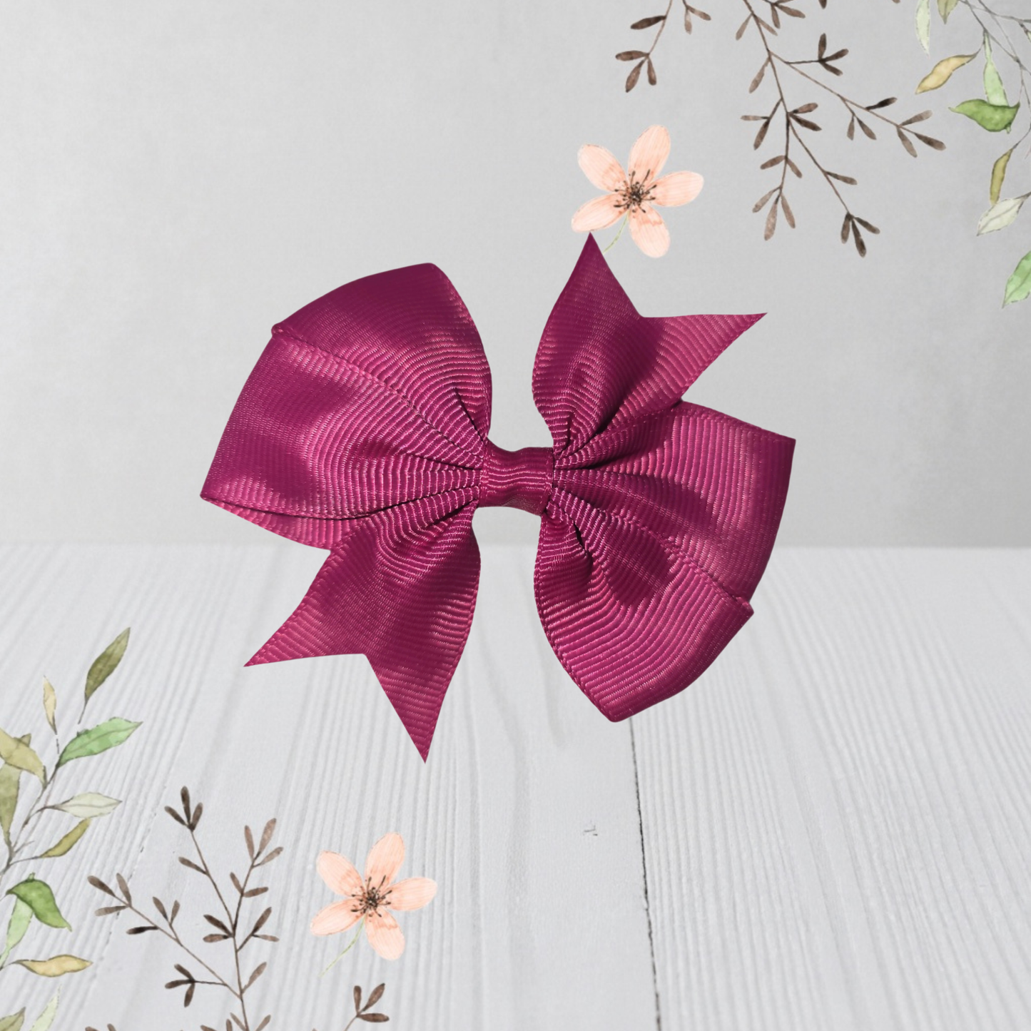 Small hair bows pinks