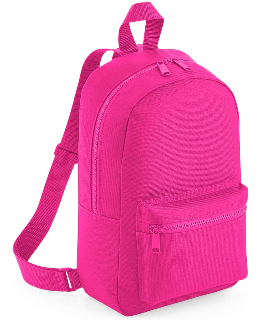 Mini Essential Bagbase Backpack-fuchsia