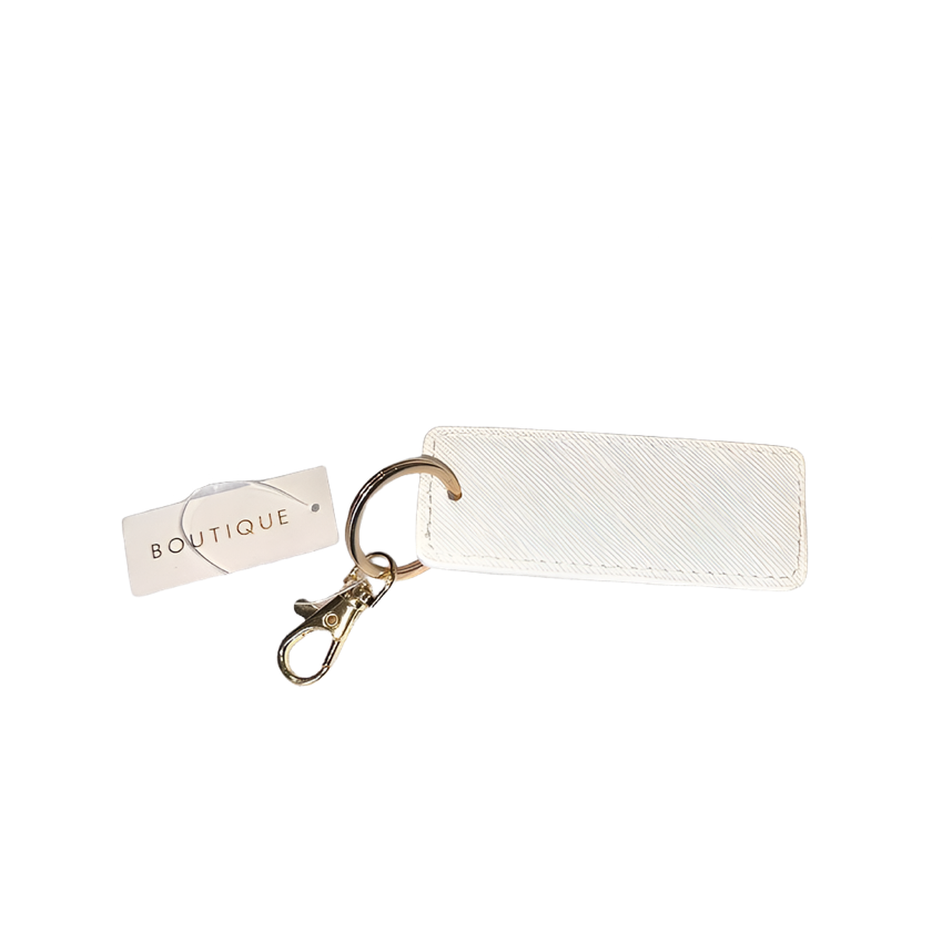 Faux Leather Keyring