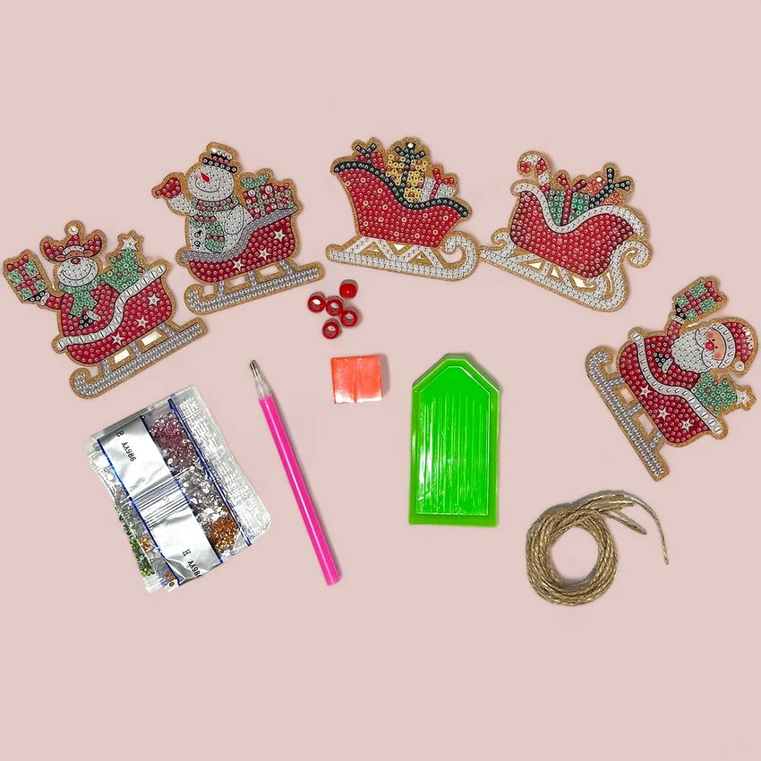 Diamond Art Keyring Kit