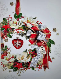 Diamond Art Christmas Wreath