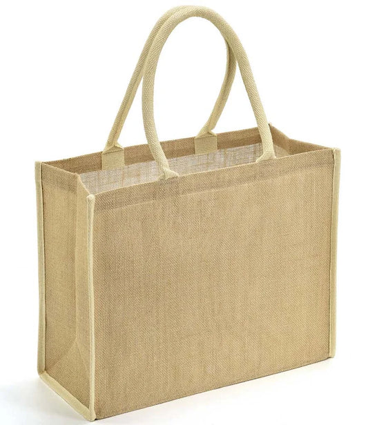 Jute Tipped Shopper- natural