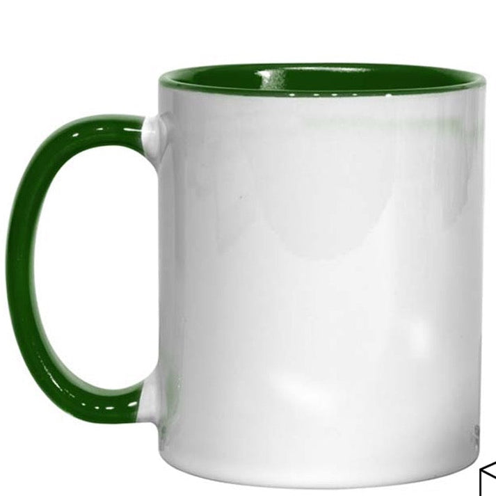 11oz green inner mug