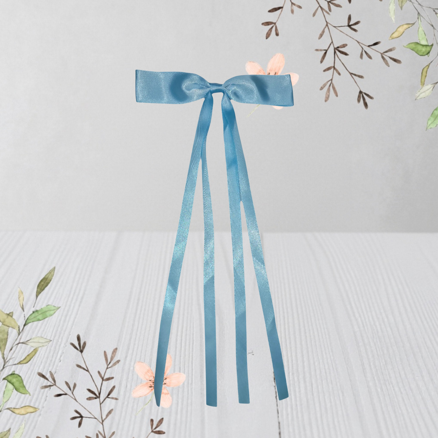 hair bow with long tails