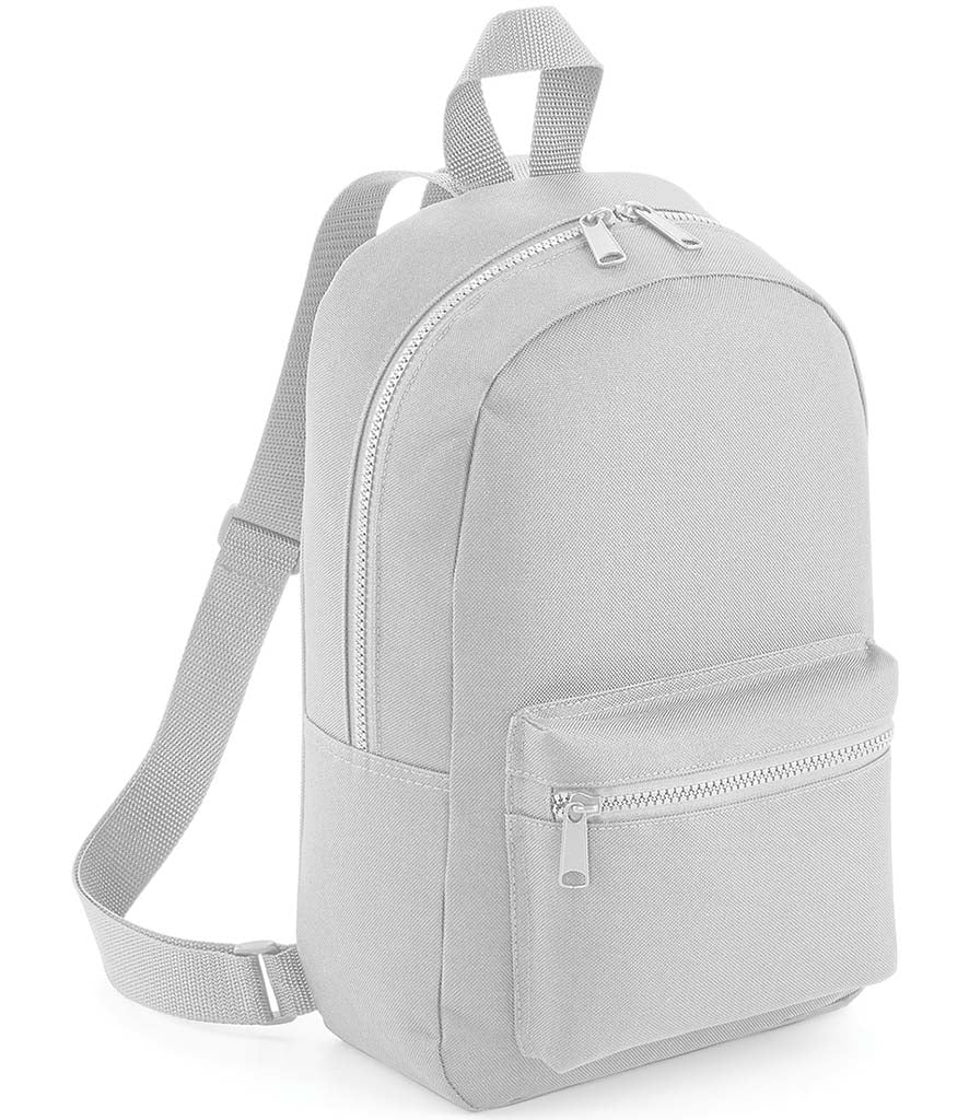 Mini Essential Bagbase Backpack-Light Grey