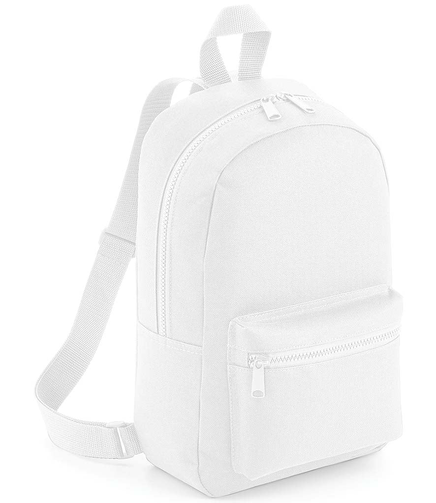 Mini Essential Bagbase Backpack-White